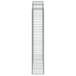 14 db íves horganyzott vas gabion kosár 200x50x220/240 cm 5