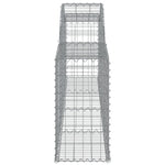 12 db íves horganyzott vas gabion kosár 300x30x60/80 cm 5