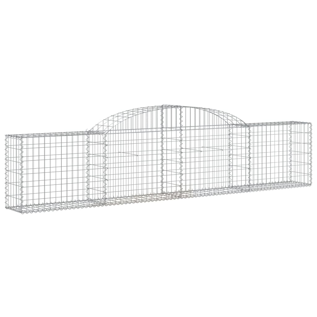 15 db íves horganyzott vas gabion kosár 300x30x60/80 cm 3
