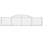 15 db íves horganyzott vas gabion kosár 300x30x60/80 cm 4