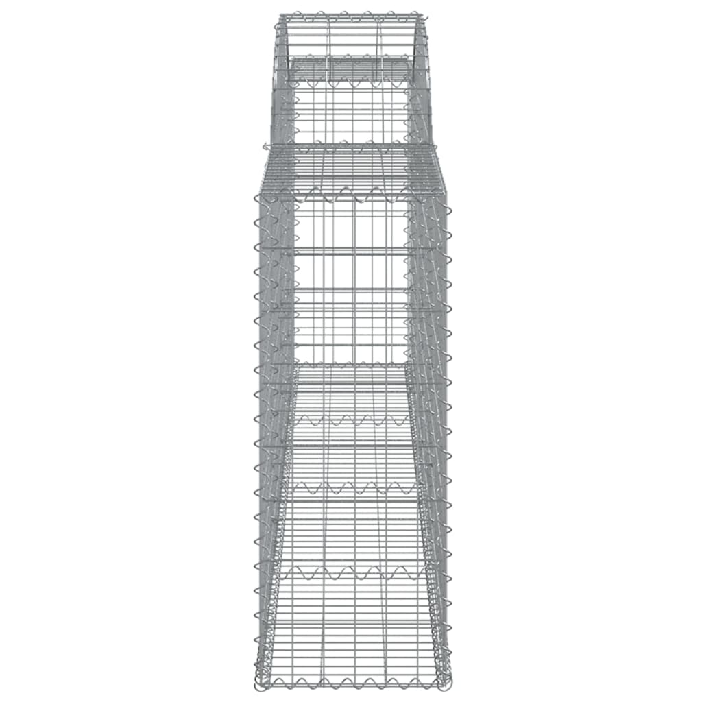 3 db íves horganyzott vas gabion kosár 300x30x80/100 cm 5