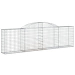 17 db íves horganyzott vas gabion kosár 300x30x80/100 cm 3