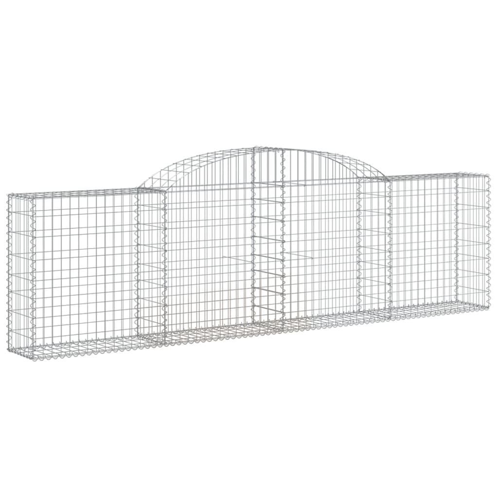 17 db íves horganyzott vas gabion kosár 300x30x80/100 cm 3