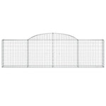 17 db íves horganyzott vas gabion kosár 300x30x80/100 cm 4