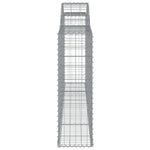2 db íves horganyzott vas gabion kosár 300 x 30 x 100/120 cm 5