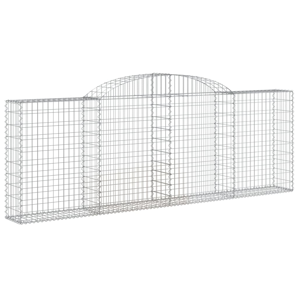 15 db íves horganyzott vas gabion kosár 300 x 30 x 100/120 cm 3