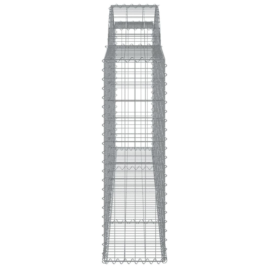 15 db íves horganyzott vas gabion kosár 300 x 30 x 100/120 cm 5