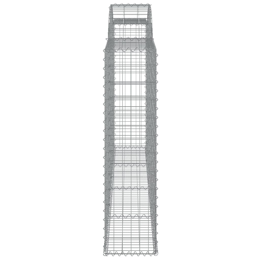 5 db íves horganyzott vas gabion kosár 300x30x120/140 cm 5