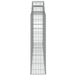7 db íves horganyzott vas gabion kosár 300x30x120/140 cm 5