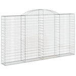4 db íves horganyzott vas gabion kosár 300x30x160/180 cm 3