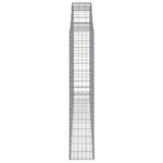 4 db íves horganyzott vas gabion kosár 300x30x160/180 cm 5