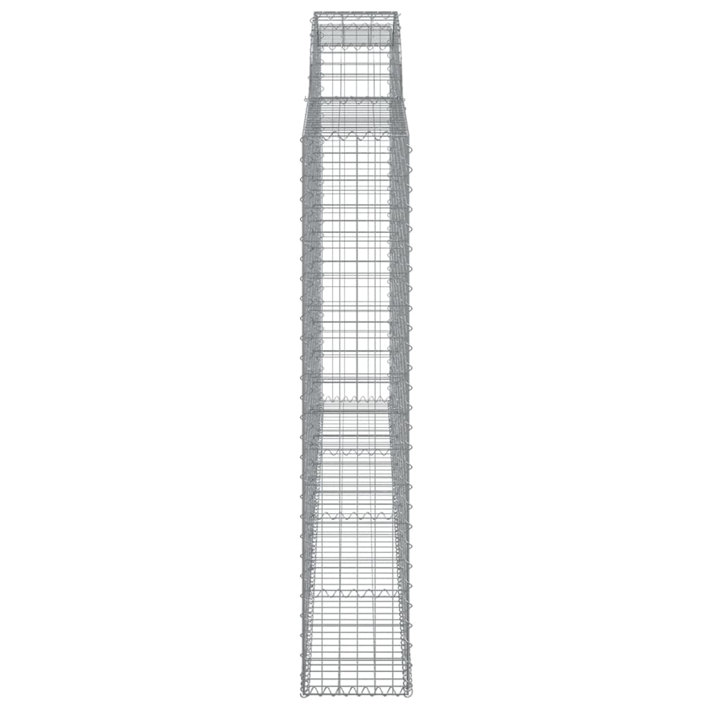 4 db íves horganyzott vas gabion kosár 300x30x160/180 cm 5