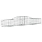 4 db íves horganyzott vas gabion kosár 300x50x40/60 cm 3