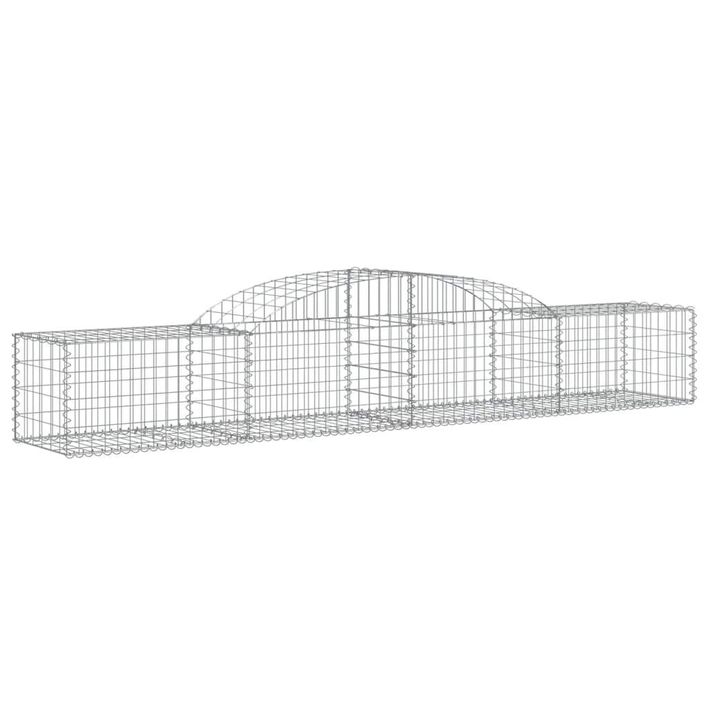 4 db íves horganyzott vas gabion kosár 300x50x40/60 cm 3
