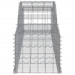 4 db íves horganyzott vas gabion kosár 300x50x40/60 cm 5
