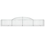 5 db íves horganyzott vas gabion kosár 300x50x40/60 cm 4