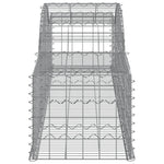5 db íves horganyzott vas gabion kosár 300x50x40/60 cm 5