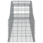 9 db íves horganyzott vas gabion kosár 300x50x40/60 cm 5