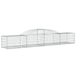 15 db íves horganyzott vas gabion kosár 300x50x40/60 cm 3