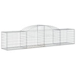 5 db íves horganyzott vas gabion kosár 300x50x60/80 cm 3