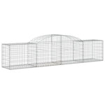 10 db íves horganyzott vas gabion kosár 300x50x60/80 cm 3