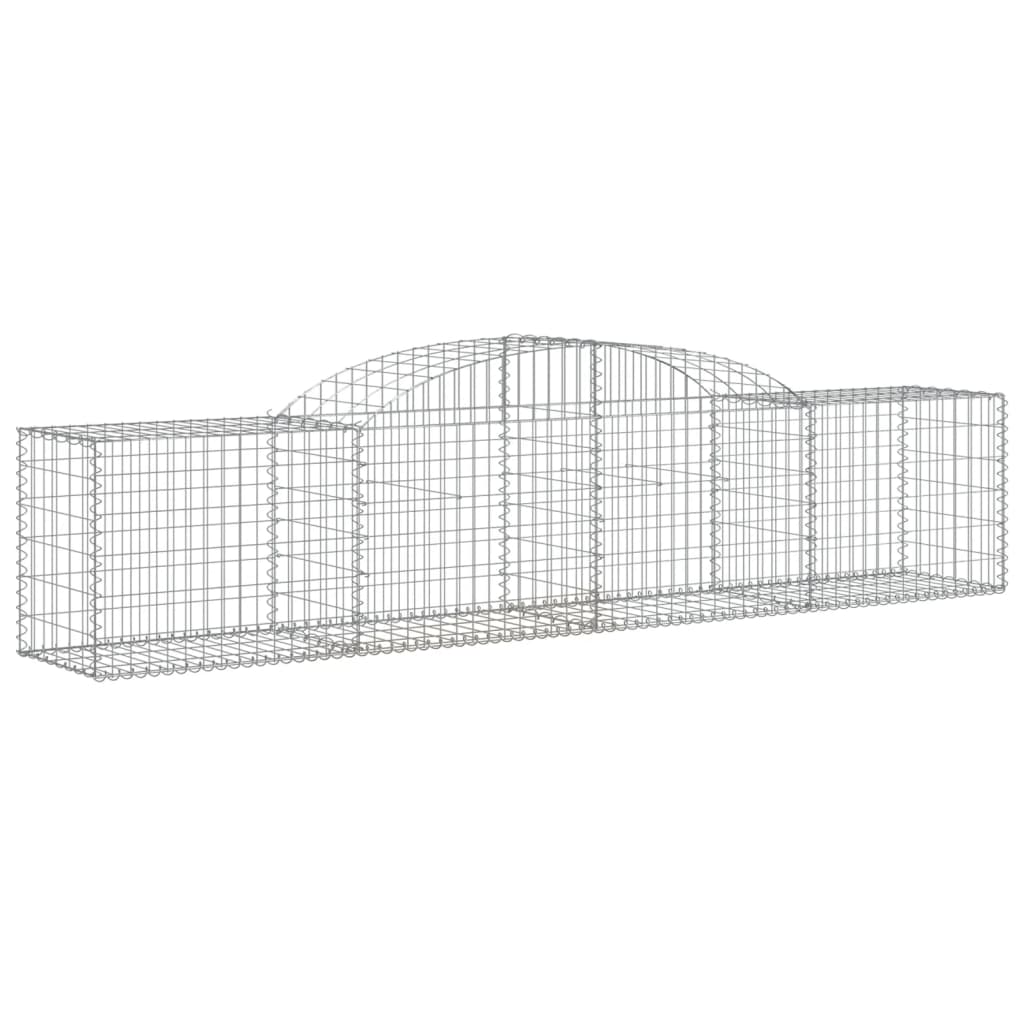 10 db íves horganyzott vas gabion kosár 300x50x60/80 cm 3