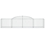 10 db íves horganyzott vas gabion kosár 300x50x60/80 cm 4