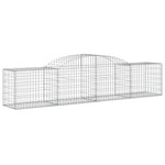 17 db íves horganyzott vas gabion kosár 300x50x60/80 cm 3