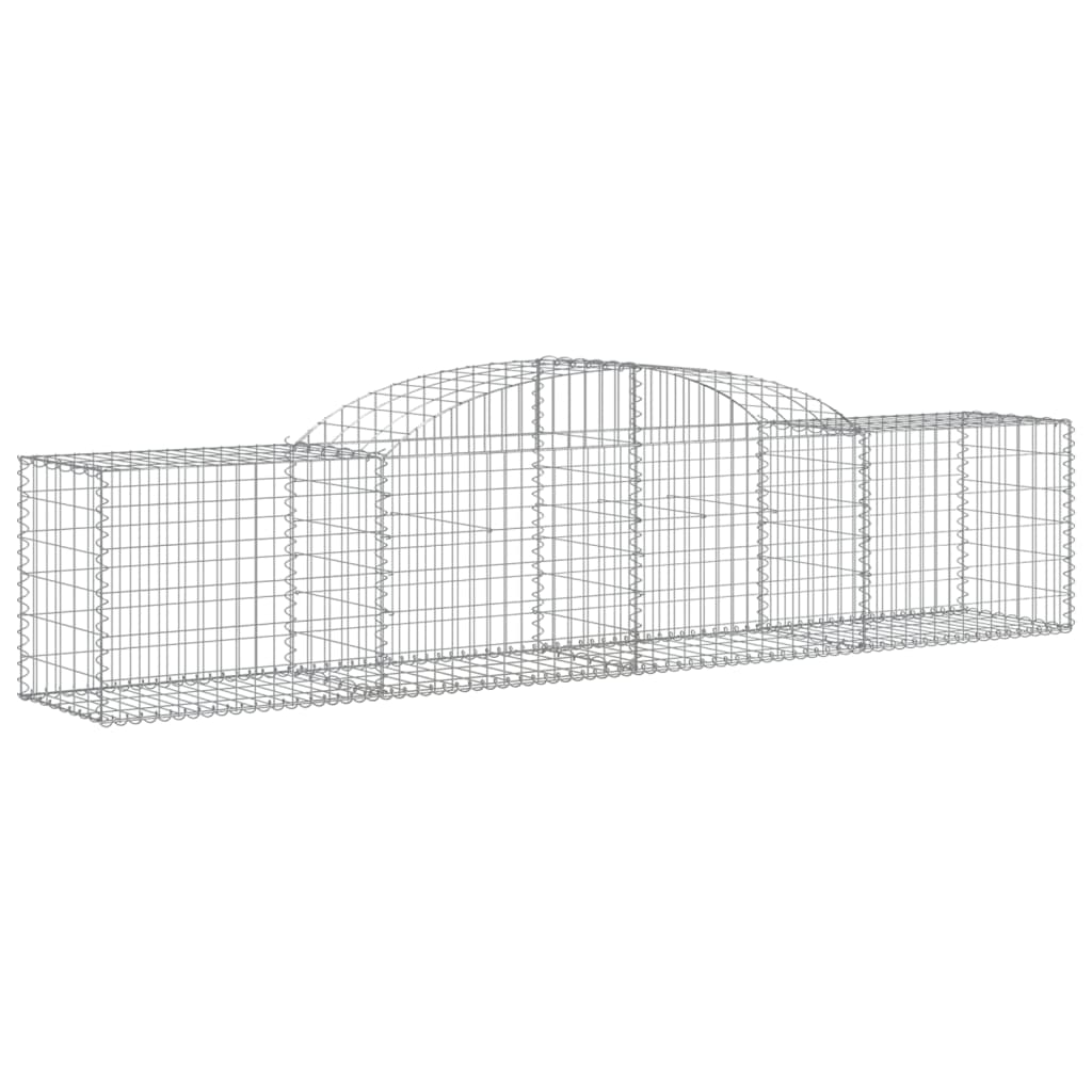 17 db íves horganyzott vas gabion kosár 300x50x60/80 cm 3