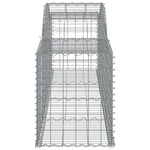25 db íves horganyzott vas gabion kosár 300x50x60/80 cm 5