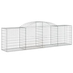 3 db íves horganyzott vas gabion kosár 300x50x80/100 cm 3