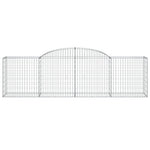 3 db íves horganyzott vas gabion kosár 300x50x80/100 cm 4
