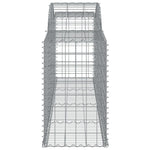 3 db íves horganyzott vas gabion kosár 300x50x80/100 cm 5