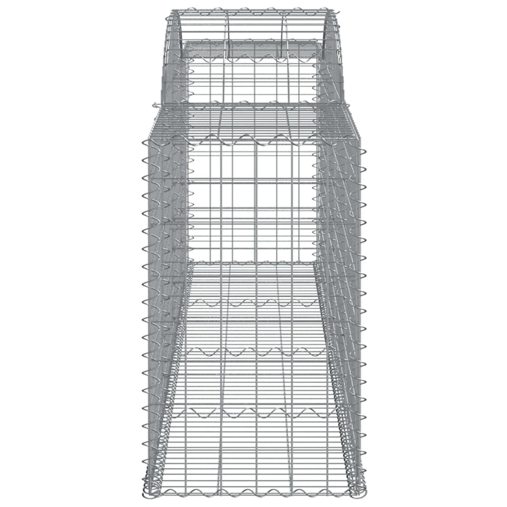 9 db íves horganyzott vas gabion kosár 300x50x80/100 cm 5