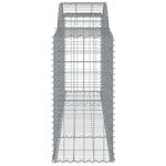 15 db íves horganyzott vas gabion kosár 300 x 50 x 100/120 cm 5
