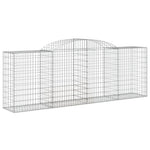 20 db íves horganyzott vas gabion kosár 300 x 50 x 100/120 cm 3
