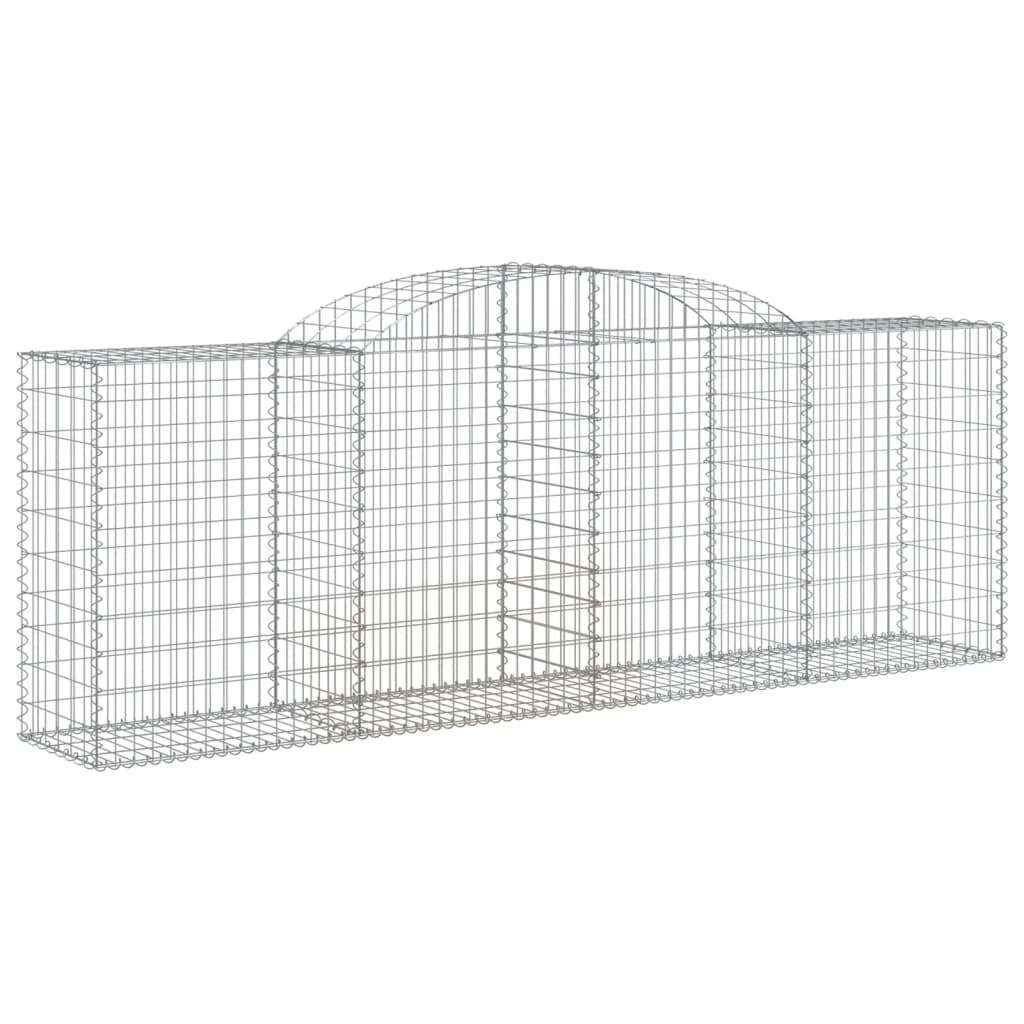 20 db íves horganyzott vas gabion kosár 300 x 50 x 100/120 cm 3