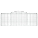 30 db íves horganyzott vas gabion kosár 300 x 50 x 100/120 cm 4