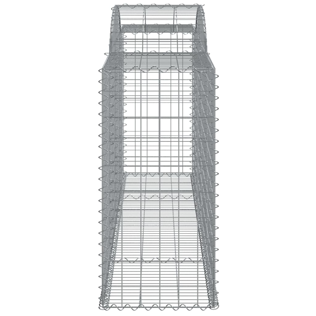 30 db íves horganyzott vas gabion kosár 300 x 50 x 100/120 cm 5
