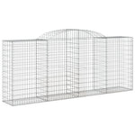 17 db íves horganyzott vas gabion kosár 300x50x120/140 cm 3