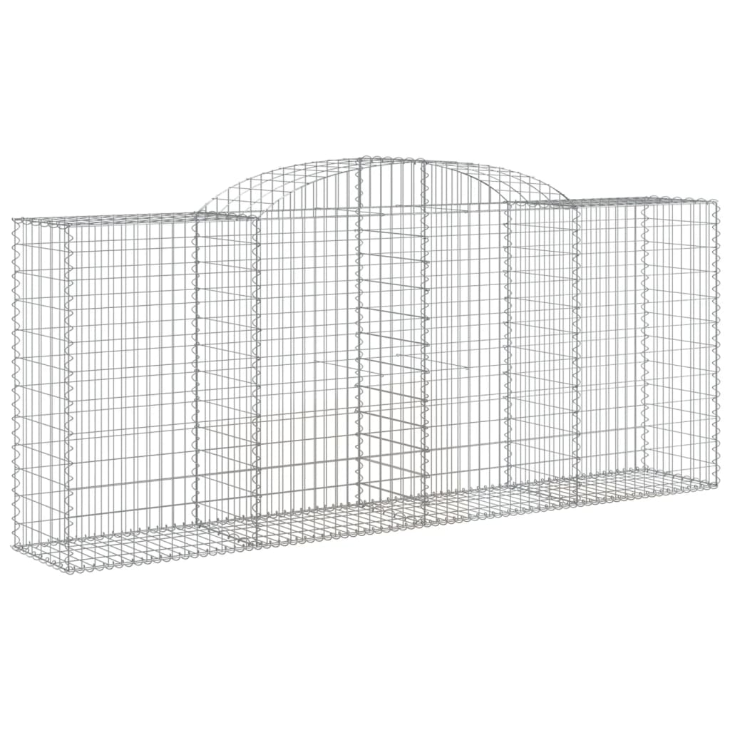 17 db íves horganyzott vas gabion kosár 300x50x120/140 cm 3