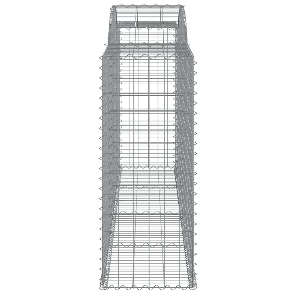 17 db íves horganyzott vas gabion kosár 300x50x120/140 cm 5