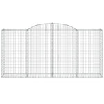 8 db íves horganyzott vas gabion kosár 300x50x140/160 cm 4