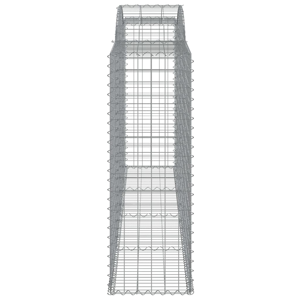 12 db íves horganyzott vas gabion kosár 300x50x140/160 cm 5