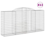 13 db íves horganyzott vas gabion kosár 300x50x140/160 cm 2