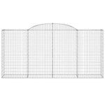 13 db íves horganyzott vas gabion kosár 300x50x140/160 cm 4