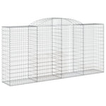 20 db íves horganyzott vas gabion kosár 300x50x140/160 cm 3