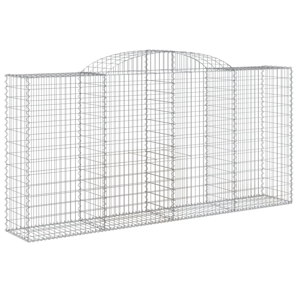 20 db íves horganyzott vas gabion kosár 300x50x140/160 cm 3
