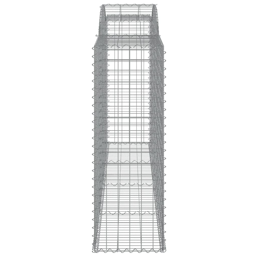 20 db íves horganyzott vas gabion kosár 300x50x140/160 cm 5