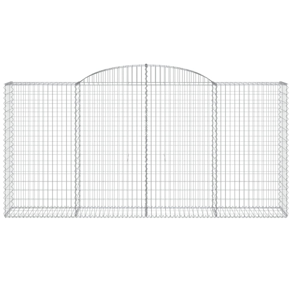 30 db íves horganyzott vas gabion kosár 300x50x140/160 cm 4